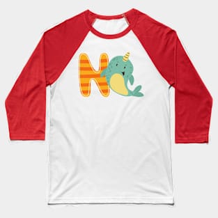 Animal alphabet N Baseball T-Shirt